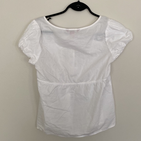 Y2K BUM light babydoll blouse with cap sleeves - Picture 3 of 6